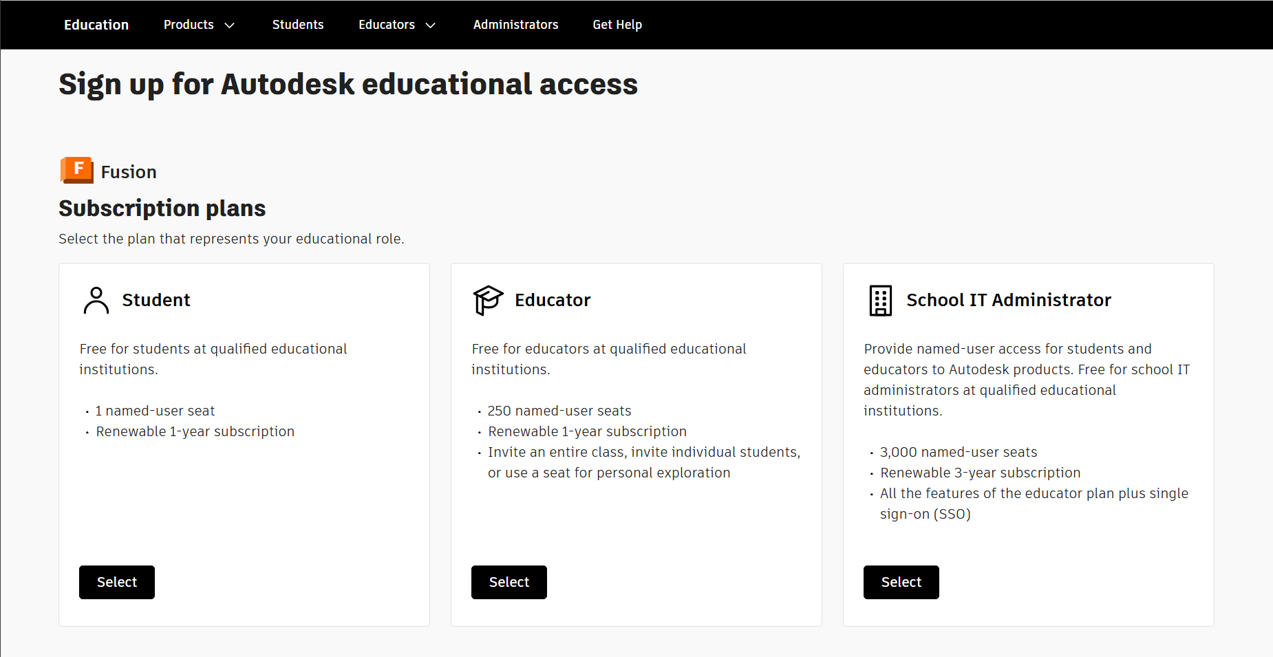 Autodesk student education access